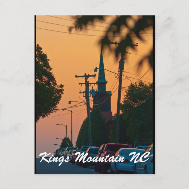 Carte Postale kings mountain nc (Devant)