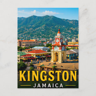 Carte Postale Kingston Blue Mountains et culture jamaïcaine