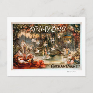 Carte Postale Kiralfy Brothers Enchantment Affiche théâtrale