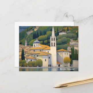 Carte Postale Kirche Cassone Gustav Klimt Peinture captivante