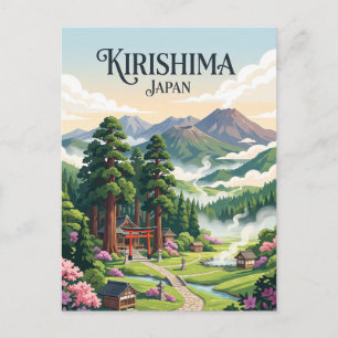 Carte Postale Kirishima, Japon