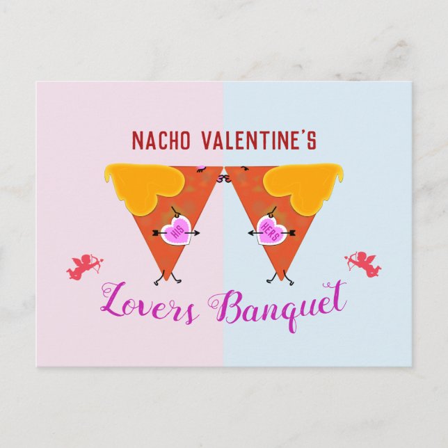 Carte Postale Kissing Nacho Valentine's Event (Devant)