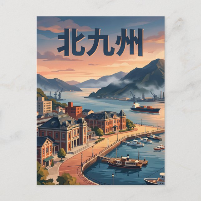 Carte Postale Kitakyushu Japon (Devant)