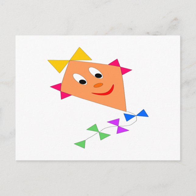 Carte Postale Kite mignon (Devant)