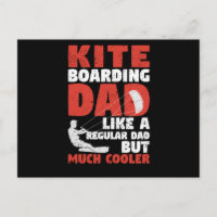 Kiteboard Papa Funny Surf Kite Surfer Père