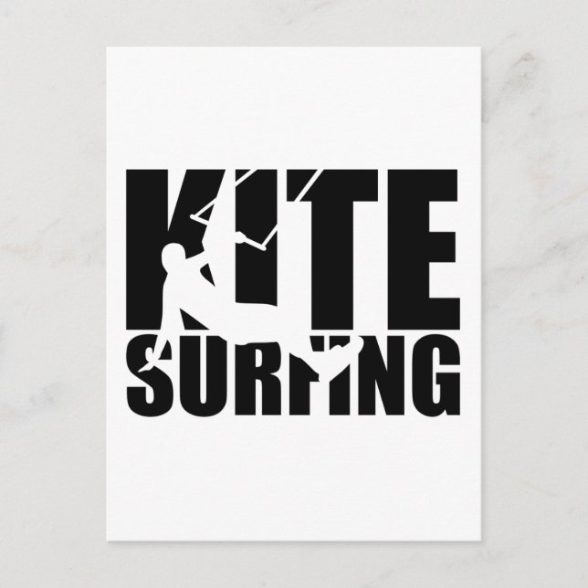 Carte Postale Kitesurf (Devant)