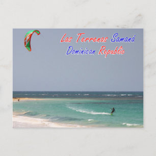 Carte Postale Kitesurf Las Terrenas Samana République Dominicain