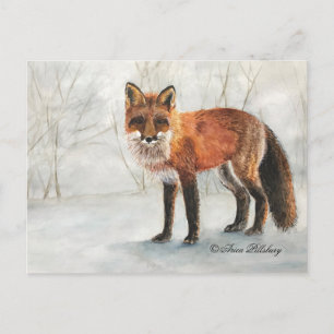 Carte postale "Kitsune" (Fox)