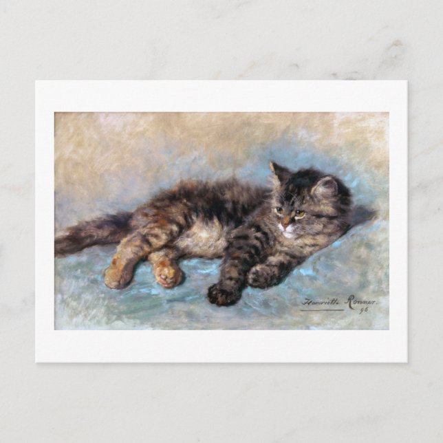 Carte Postale Kitten, Henriette Ronner-Knip (Devant)
