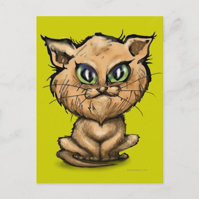 Carte Postale Kitten perse (Devant)