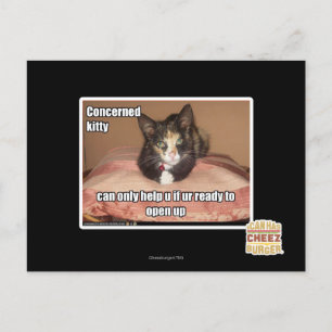 Carte Postale Kitty Concerné