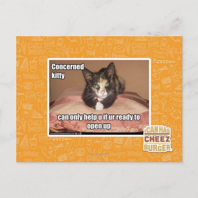 Carte Postale Kitty Concerné (Devant)