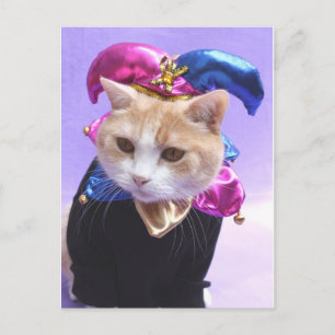 Carte Postale Kitty Jester