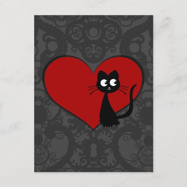 Carte Postale Kitty Kuro Love II (Devant)