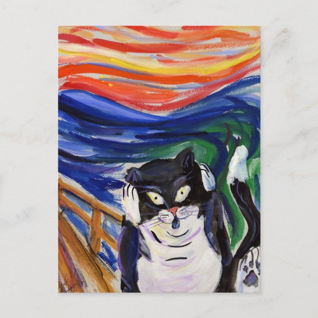Carte postale Kitty Scream (Devant)