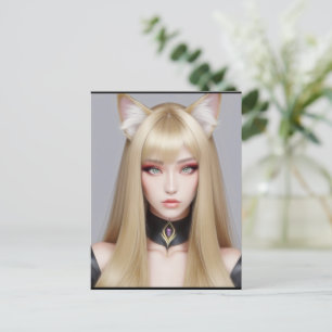 CARTE POSTALE KITTY WAIFU 03