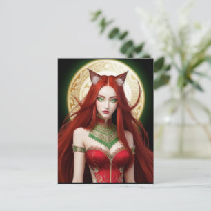 CARTE POSTALE KITTY WAIFU 05