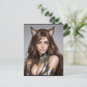 CARTE POSTALE KITTY WAIFU 08