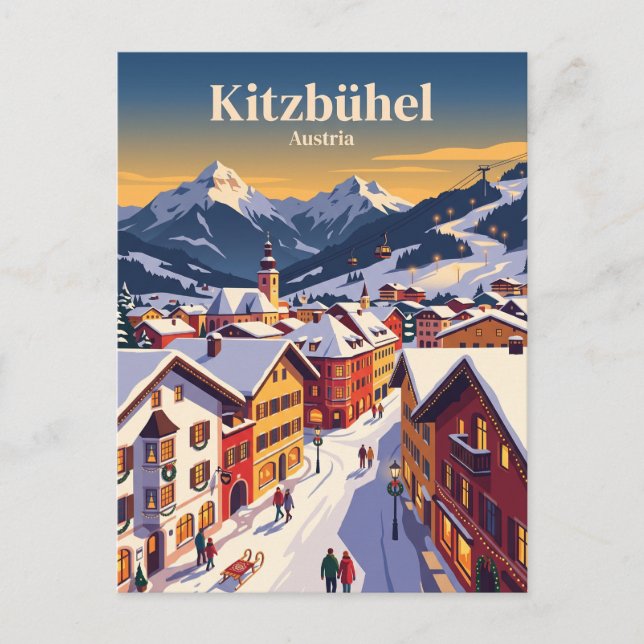 Carte Postale Kitzbühel, Autriche (Devant)