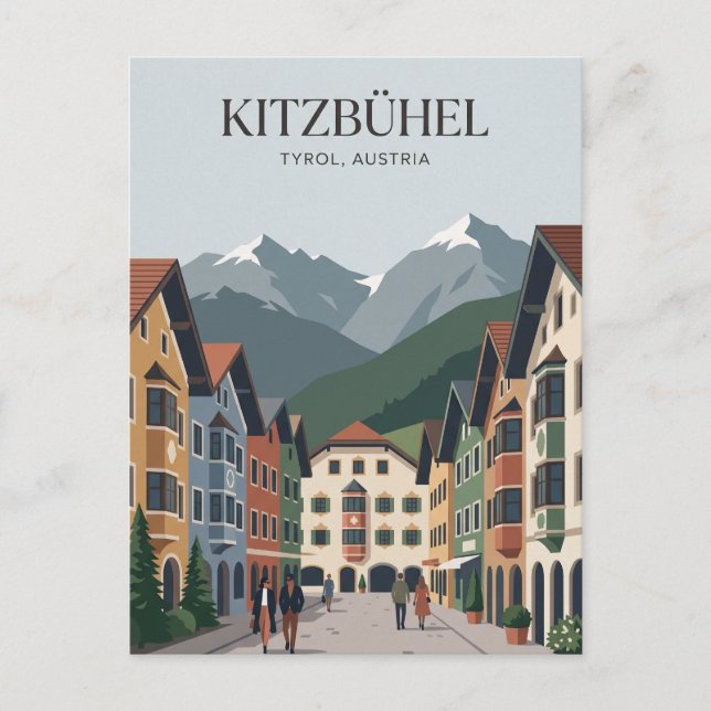 Carte Postale Kitzbühel Autriche (Devant)