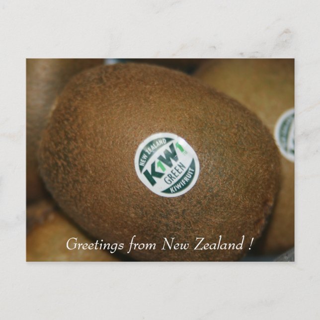 Carte Postale kiwi (Devant)