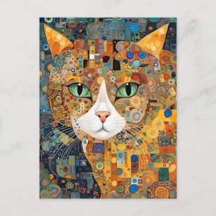 Carte Postale Kiwi le chat