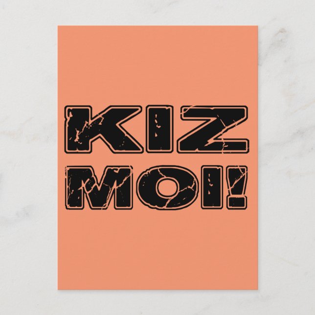 Carte Postale Kiz Moi ! Kizomba Français (Devant)