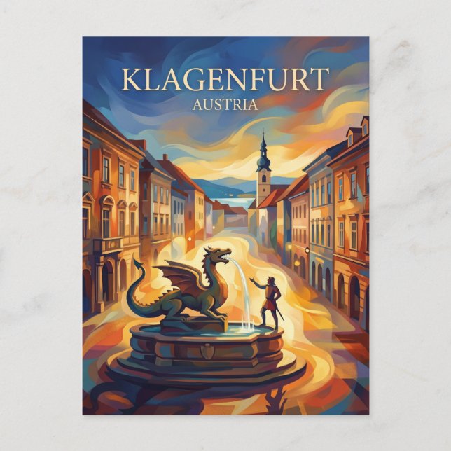 Carte Postale Klagenfurt Autriche (Devant)