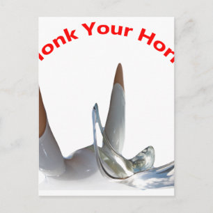 Carte Postale Klaxonnez Votre Klaxon