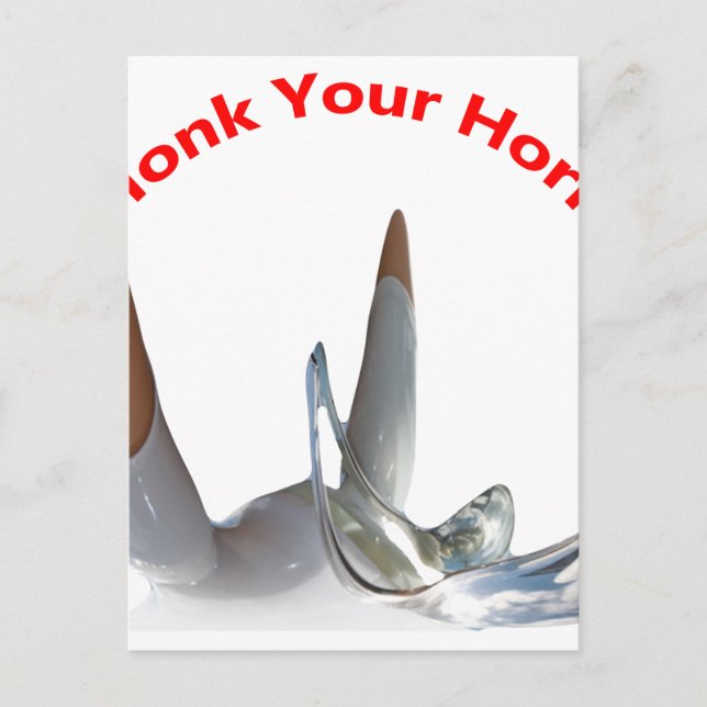 Carte Postale Klaxonnez Votre Klaxon (Devant)