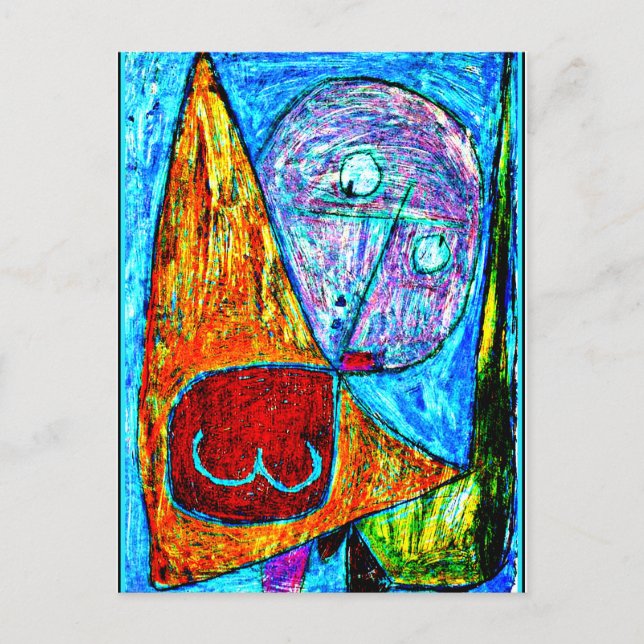 Carte Postale KLEE - Angel Toujours-féminin, 1939 artwork (Devant)