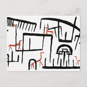 Carte Postale Klee - Animaux dans un boîtier