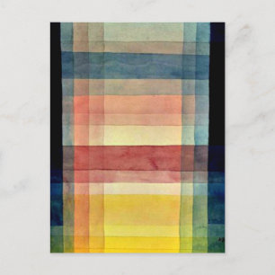 Carte Postale Klee - Architecture de la plaine