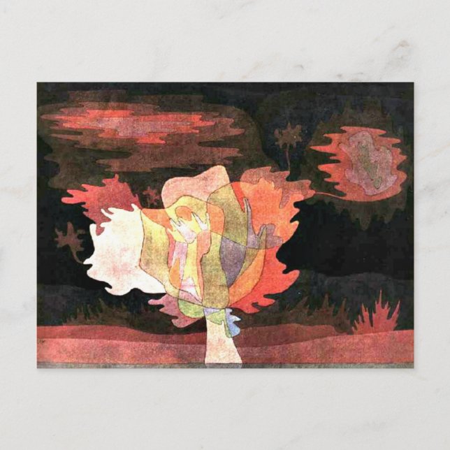 Carte Postale Klee - Avant la neige, 1920 (Devant)