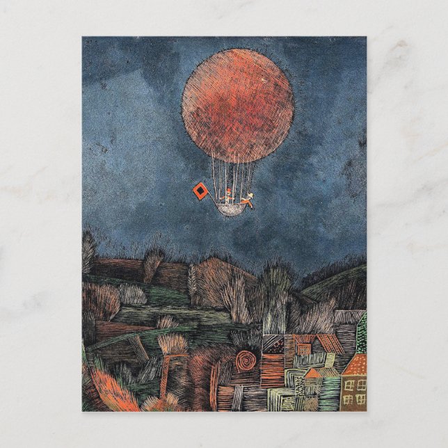 Carte Postale Klee - Der Luftballon (Devant)