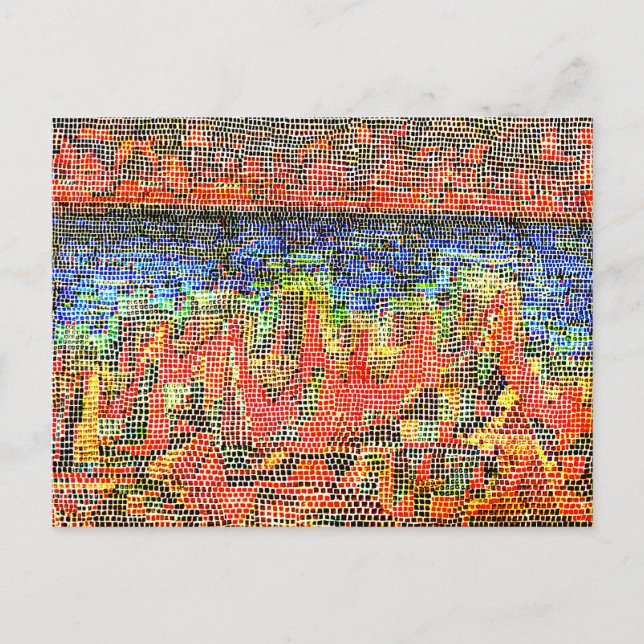 Carte Postale Klee - Falaises de la mer (Devant)