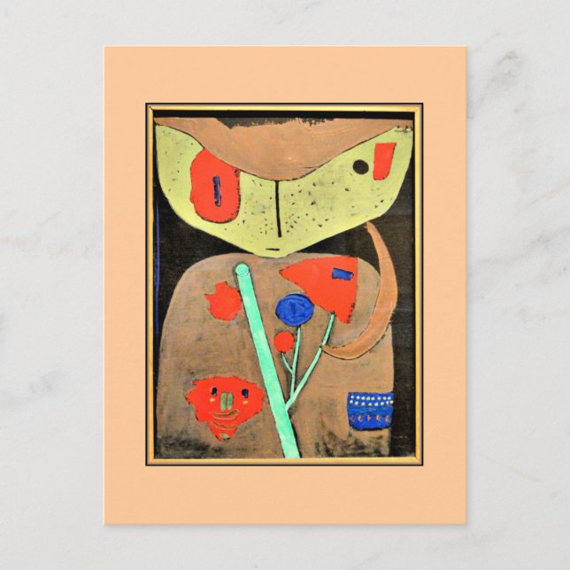 Carte Postale Klee - Figure du théâtre oriental (Devant)