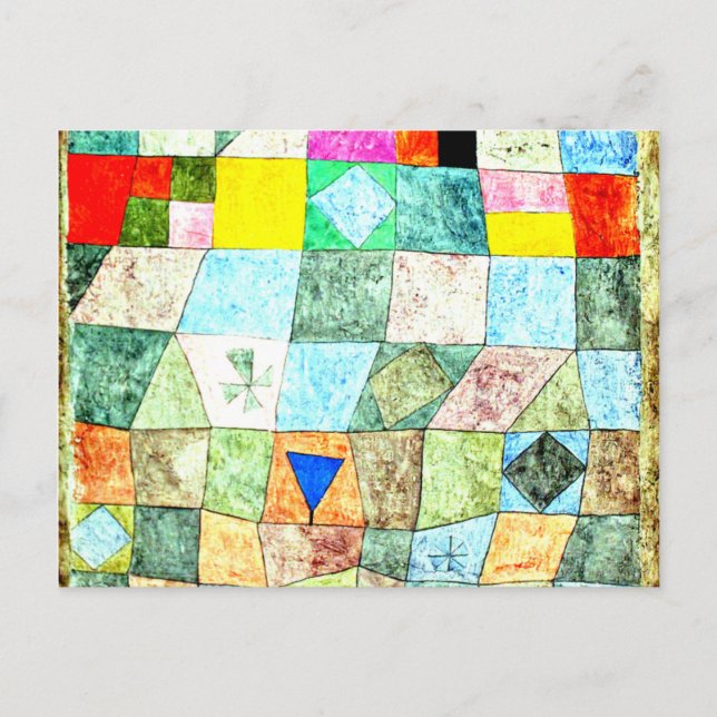 Carte Postale Klee - Freundliches Spiel Anagoria (Devant)