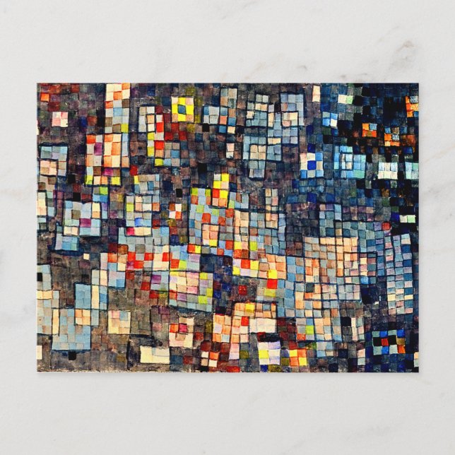 Carte Postale Klee - Glashauser Viertel (Devant)