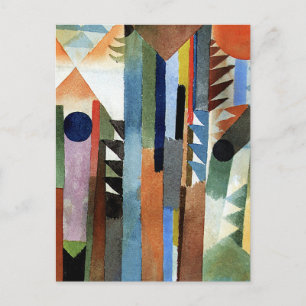 Carte Postale Klee - La forêt qui est née du Samenkom
