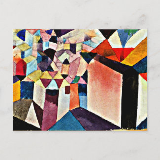 Carte Postale Klee - La vision d'une ville