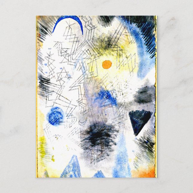 Carte Postale Klee - Les cibles dans le brouillard (Devant)