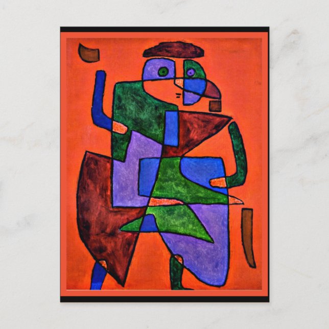 Carte Postale Klee - L'homme du futur (Devant)