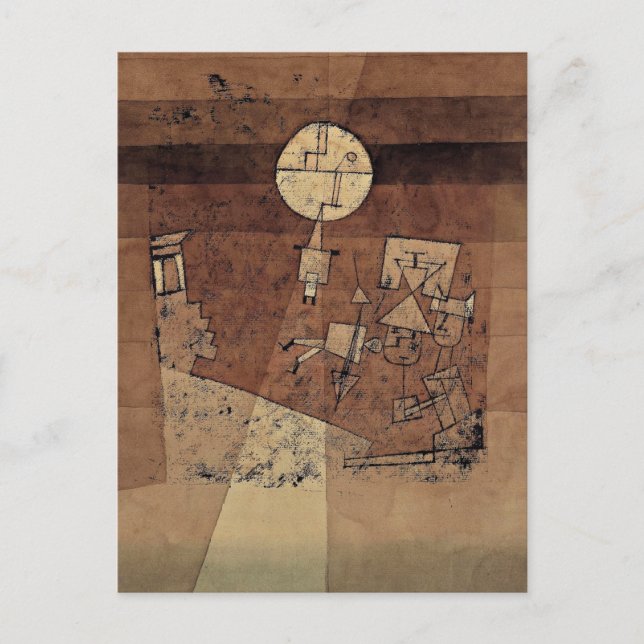 Carte Postale Klee - Lune Play, (Devant)