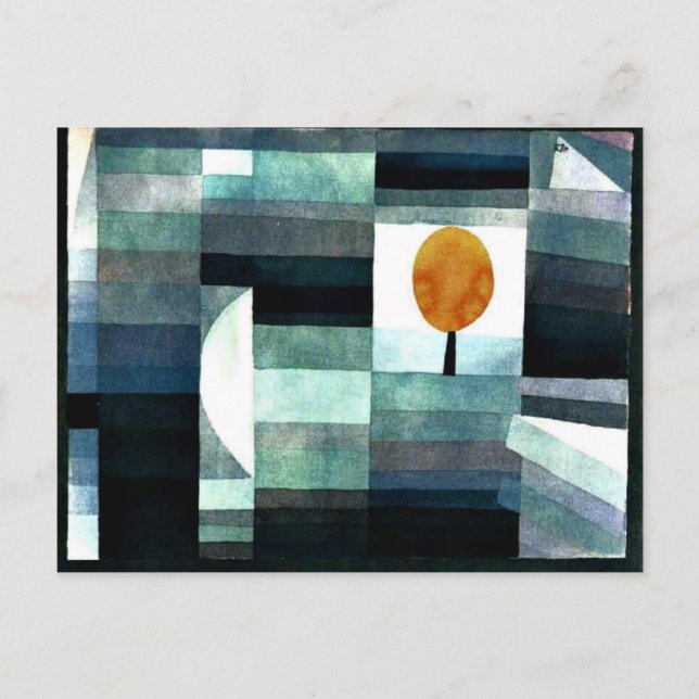 Carte Postale Klee - Messager d'automne (Devant)