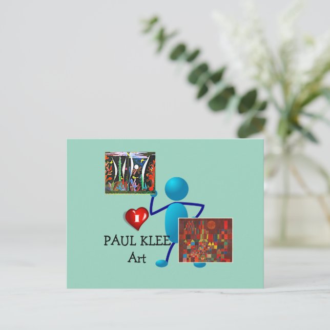 Carte Postale Klee - Paul Klee Art (Debout devant)