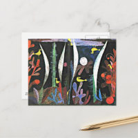 Klee - Paysage aux oiseaux jaunes