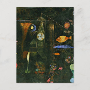 Carte Postale Klee - Poisson magique