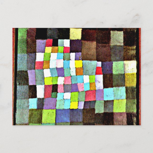 Carte Postale Klee - Résumé avec référence... (Devant)