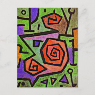 Carte Postale Klee - Roses héroïques,